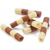 Čokoládové tyčinky Rolls 4-4,5cm (bílo-mléčné)