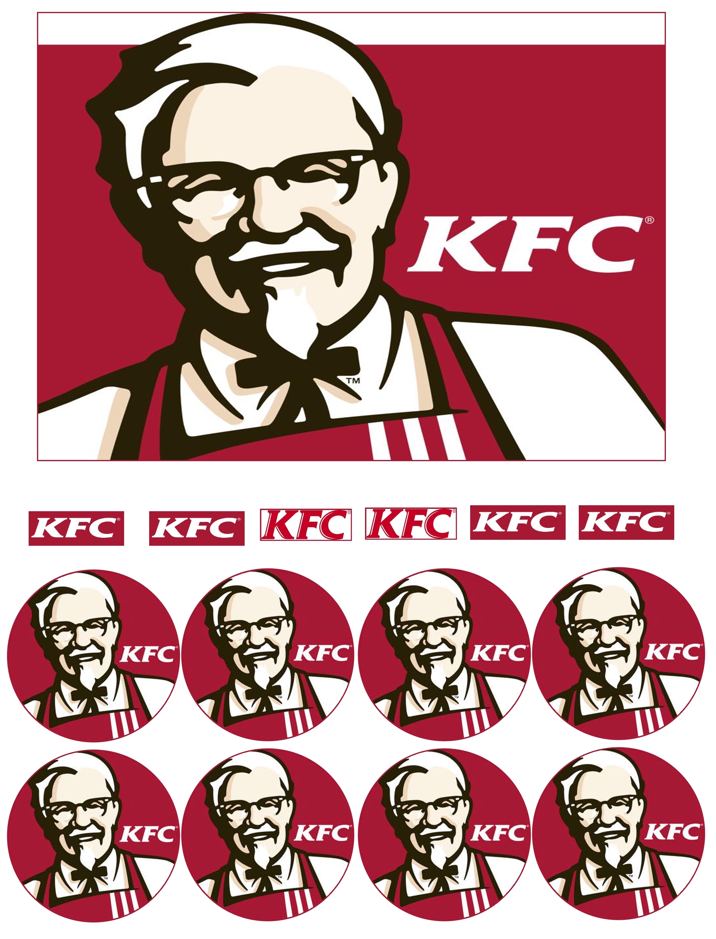 jedlý papír - KFC