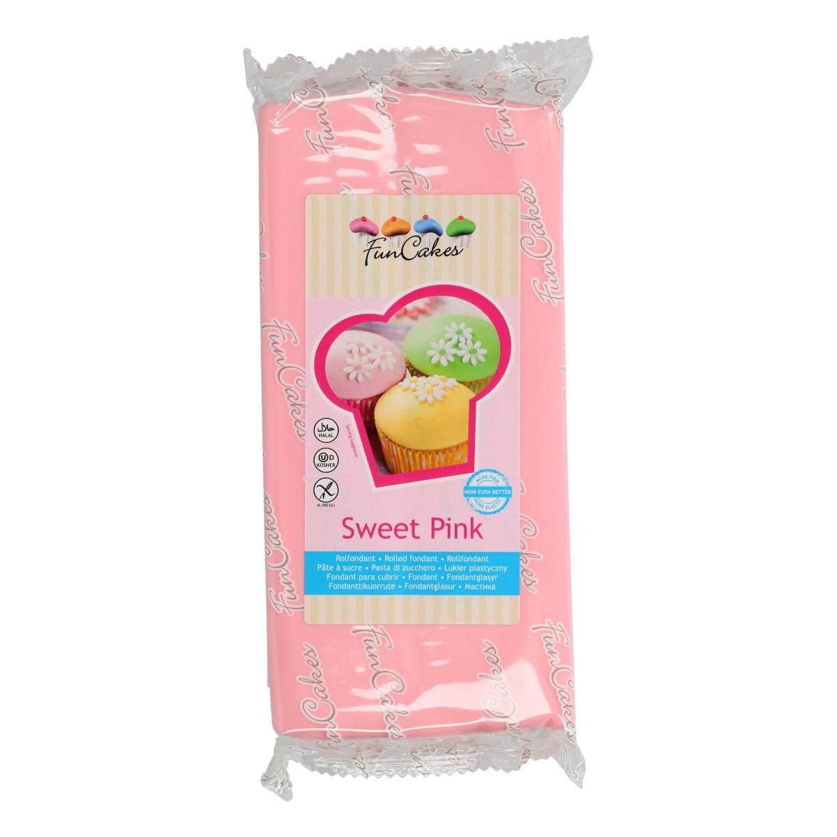 FunCakes potahový fondán Sweet Pink - růžový 1kg
