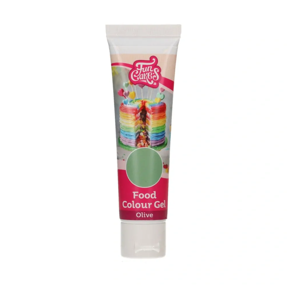 FunColours - gelová barva - Olivová