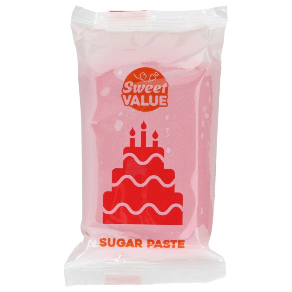 Potahovací hmota Sweet Value - červená 200g