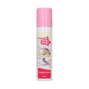Barva ve spreji FunCakes -tmavě stříbrná - 100g