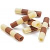 Čokoládové tyčinky Rolls 4-4,5cm (bílo-mléčné)