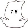 Vykrajovátko kov-loď
