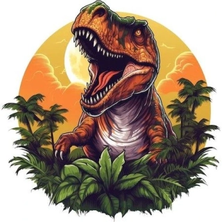 jedlý papír - Dinosauři
