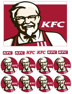 jedlý papír - KFC