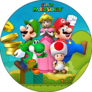 jedlý papír - Super Mario