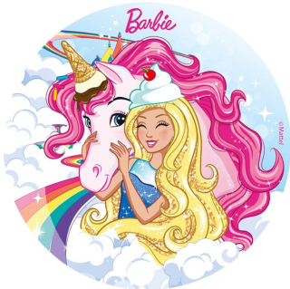 jedlý papír - Barbie