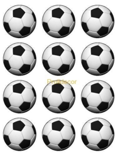 jedlý papír - fotbal