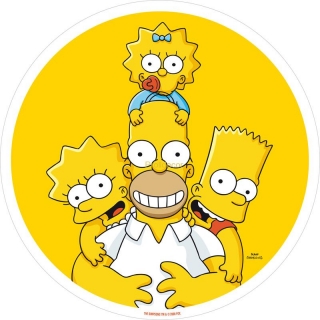 jedlý papír - Simpsonovi