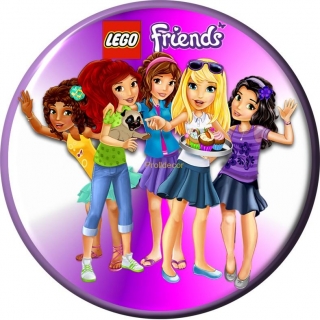 jedlý papír - Lego Friends