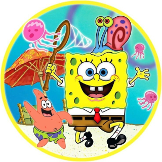 jedlý papír - Spongebob