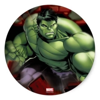 jedlý papír - Hulk