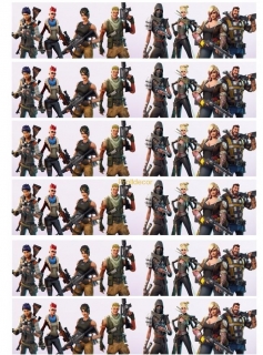 jedlý papír - Fortnite