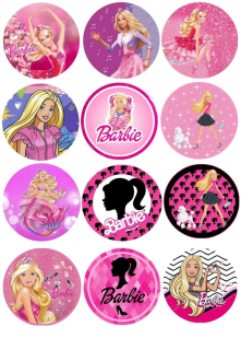 jedlý papír - Barbie