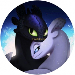 jedlý papír - Dragons