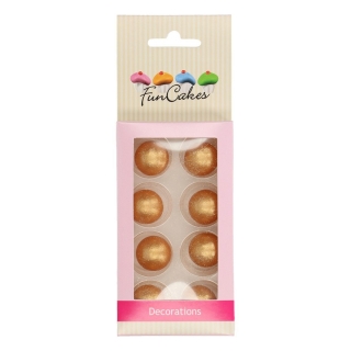 Fun Cakes - Čokoládové kuličky tmavě zlaté