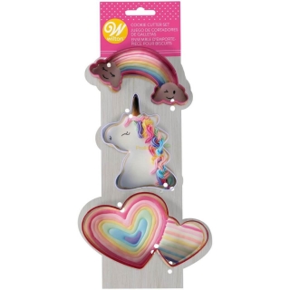 Vykrajovátka Unicorn set/3