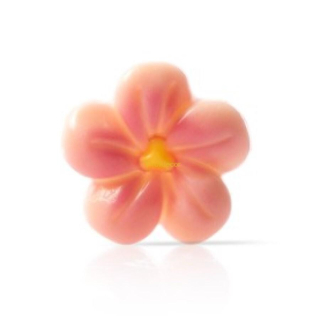 Čokoládový kvítek růžový pr.2cm