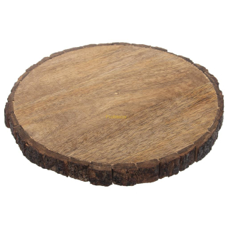 PODLOŽKA DŘEVO SERVÍROVACÍ MANGO PR. 30 CM