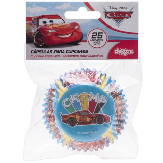 Cukrářské košíčky Cars 25ks