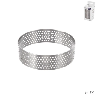 Formička-ráfek nerez na tartaletky pr. 7 cm 6 ks