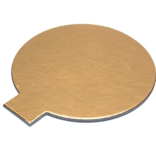Podložka papír zlatá minidezert prům.8 cm (kulatá)